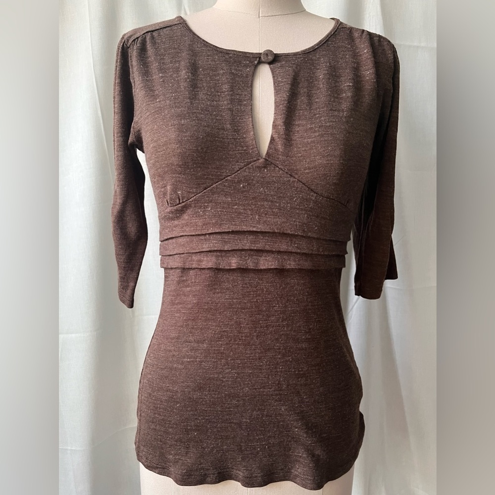 ZARA Heather Brown Top - Size M
